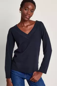 Кружевной джемпер Leah Monsoon, синий