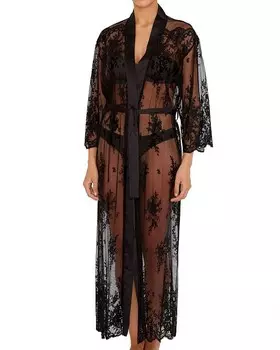 Кружевной халат Rya Collection Darling, черный