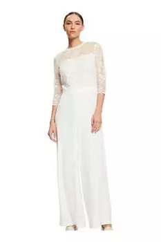 Кружевной комбинезон Esprit, белый