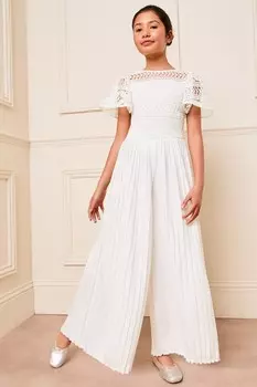 Кружевной комбинезон Lipsy, белый