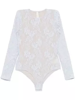 Кружевной комбинезон ZIMMERMANN, синий