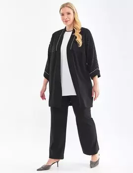 Кружевной Костюм Черный Kayra