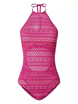 Кружевной купальник TWINSET, фиолетовый