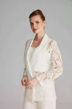 Кружевной пиджак Gusto, белый