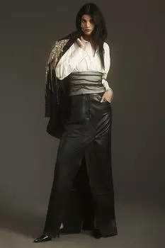 Кружевной пояс Maeve из тюля, черно/белый