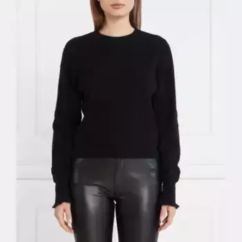 Кружевной свитер обычного кроя Pinko, черный