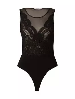 Кружевной топ ABOUT YOU Top Inga, черный