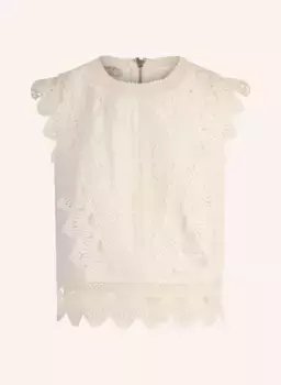 Кружевной топ Apart, бежевый