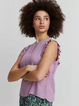 Кружевной топ эрракеш Ichi, фиолетовый