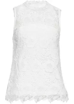 Кружевной топ Bodyflirt, белый