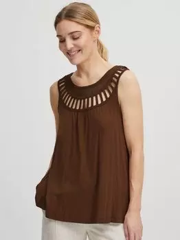 Кружевной топ bypipa B.Young, коричневый