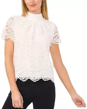 Кружевной топ CeCe, белый