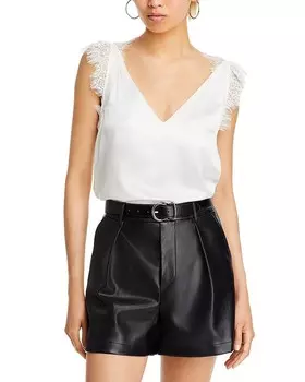 Кружевной топ Generation Love Arcelia с короткими рукавами, белый