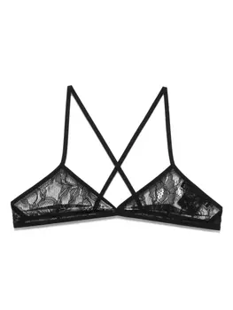 Кружевной топ Laneus, черный