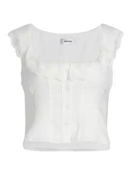 Кружевной топ Paloma GUIZIO, белый