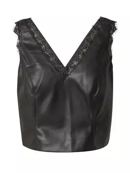 Кружевной топ River Island Top, черный