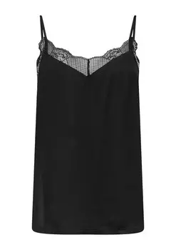 Кружевной топ s.Oliver Top, черный