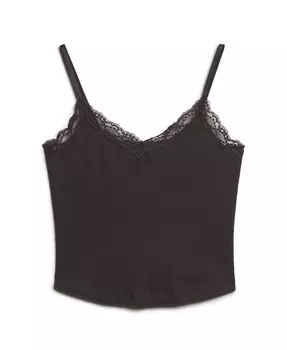 Кружевной топ Superdry Top, черный