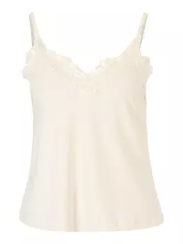 Кружевной топ VERO MODA Top MILLA, бежевый