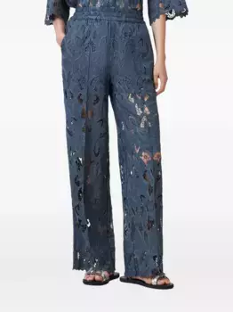 Кружевные брюки Charli AllSaints, синий