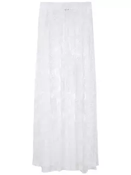Кружевные брюки палаццо Cala Amir Slama, белый