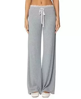 Кружевные брюки Peekaboo Edikted, серый