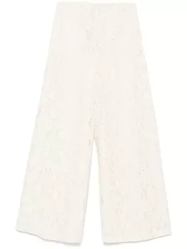 Кружевные брюки TWINSET, белый