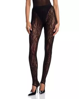 Кружевные колготки WARDROBE.NYC, черный