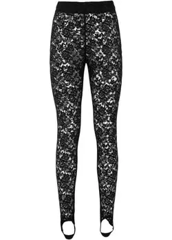 Кружевные леггинсы Bodyflirt, черный