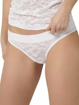 Кружевные мини-брифы GO Allround Sloggi, белый