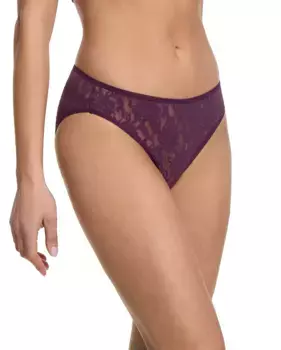 Кружевные плавки бикини Hanky Panky, бордовый