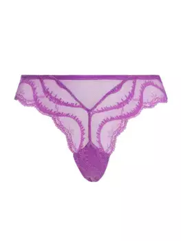 Кружевные стринги Leche Moi Kiki De Montparnasse, цвет french violet
