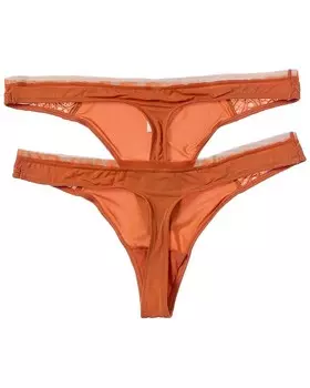 Кружевные стринги LIVELY, оранжевый