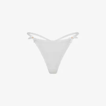 Кружевные стринги Lorna средней посадки Agent Provocateur, белый