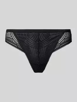 Кружевные стринги Marc O'Polo, черный
