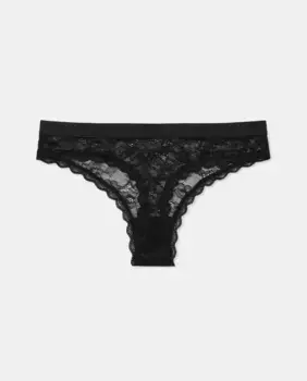 Кружевные стринги nfasis, черный