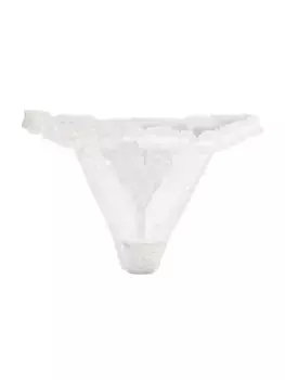 Кружевные стринги Willow Kat The Label, белый