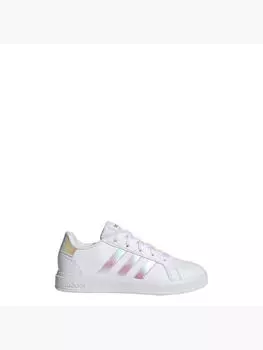 Кружевные теннисные туфли Grand Court Lifestyle Adidas, белый
