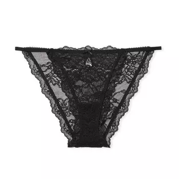 Кружевные трусики-бикини Victoria's Secret Dream Angels, черный