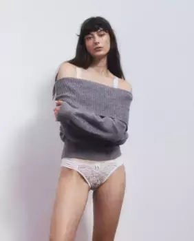 Кружевные трусики Sfera, белый