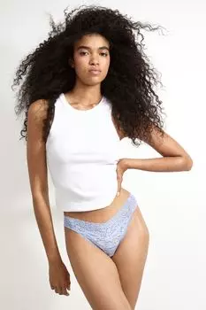 Кружевные трусики-стринги H&M