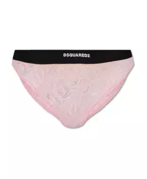Кружевные трусы Dsquared2, розовый