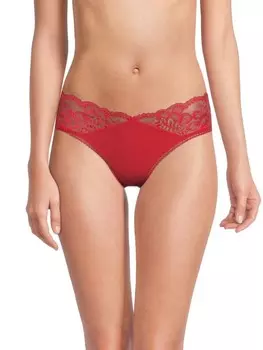 Кружевные трусы La Perla с эластичной талией, красный