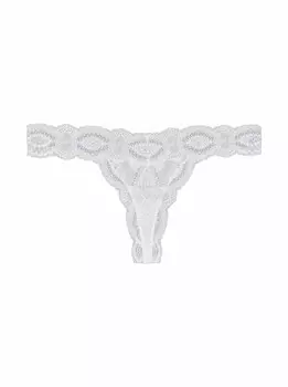 Кружевные трусы Mariana Eberjey, белый