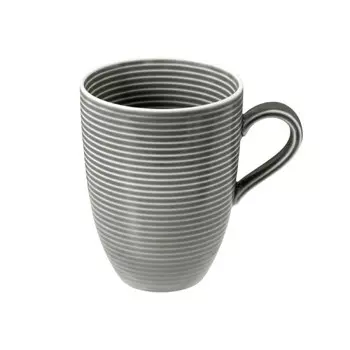 Кружка Beat жемчужно-серая с ручкой 0,35 л Seltmann Weiden, серый