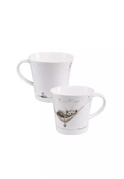 Кружка для кофе/чая Питер Шнеллхардт обеденные перерывы Goebel, черно-белый