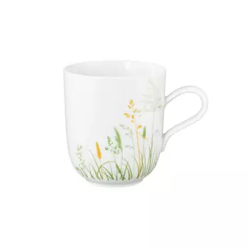 Кружка Liberty Meadow Grasses Зеленая с ручкой 0,40 л Seltmann Weiden, белый/красочный
