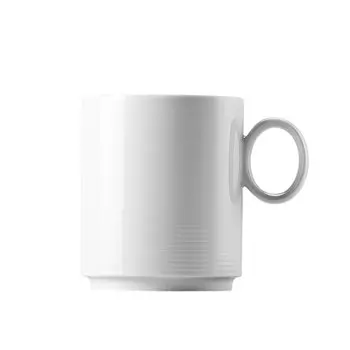 Кружка Лофт белая с ручкой большая штабелируемая 0,38 л Thomas, белый