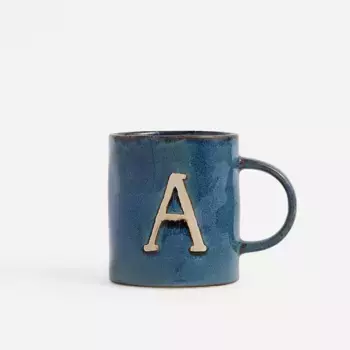Кружка Monogram "A" El Corte Ingls, синий / белый