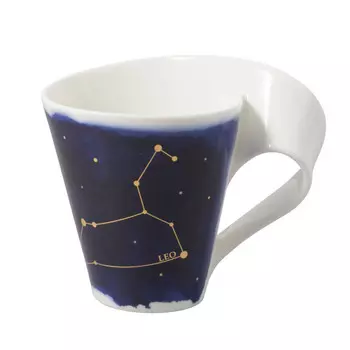 Кружка NewWave Stars с ручкой Лев/Лев 0,30 л Villeroy & Boch, белый/синий/золотой